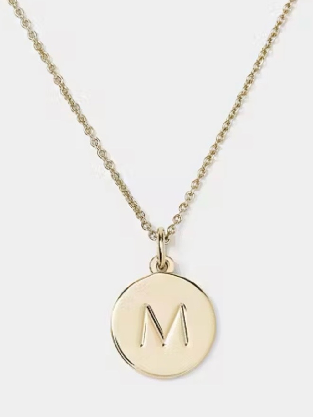 Kate Spade Gold Initial 'M' Pendant Necklace - Women Jewelry